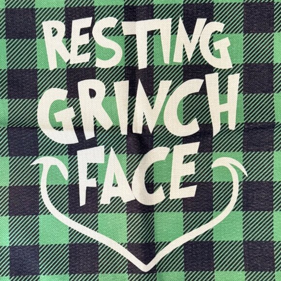 Grinch Christmas Pillow Covers Set of 2 Festive Decorative Throw Cushion Cases - Picture 12 of 12